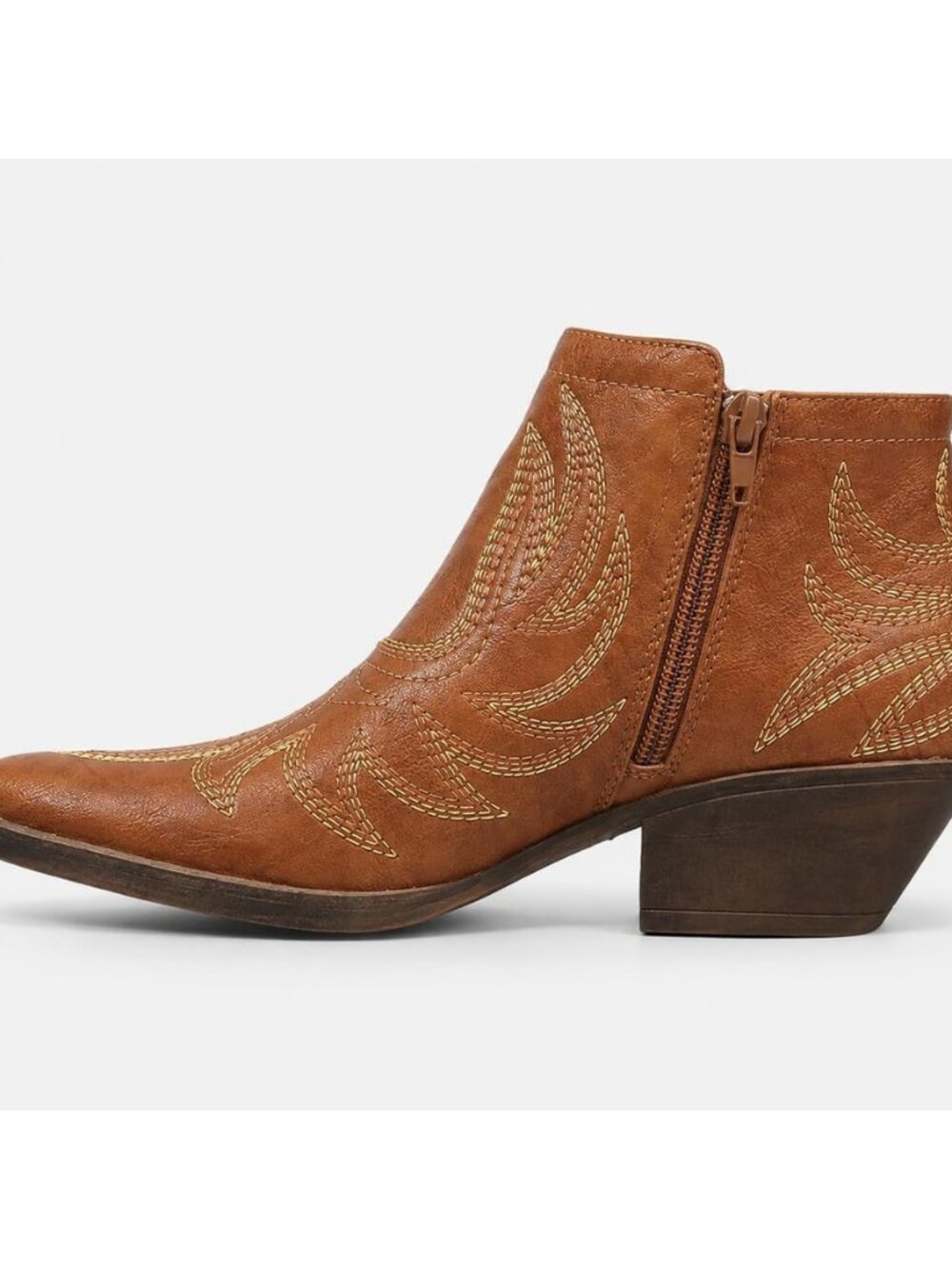 Women's Cowboy Cowgirl Western Ankle Pointy Toe Boots